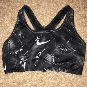 Nike swoosh sports bra